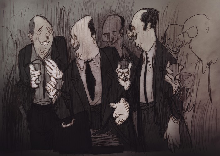 Foto principal del artículo 'Las relaciones del narcotráfico con el poder en Brasil' · Ilustración: Federico Murro