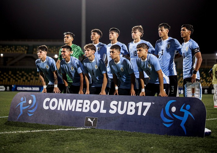 Selección sub 17. Foto: AUF.
