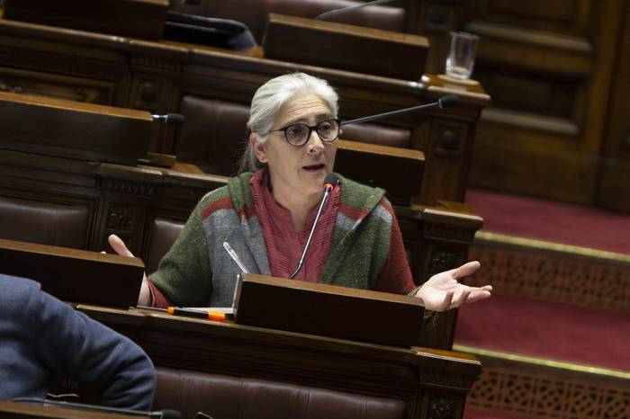 Lucía Etcheverry (archivo, junio de 2023). · Foto: Camilo dos Santos