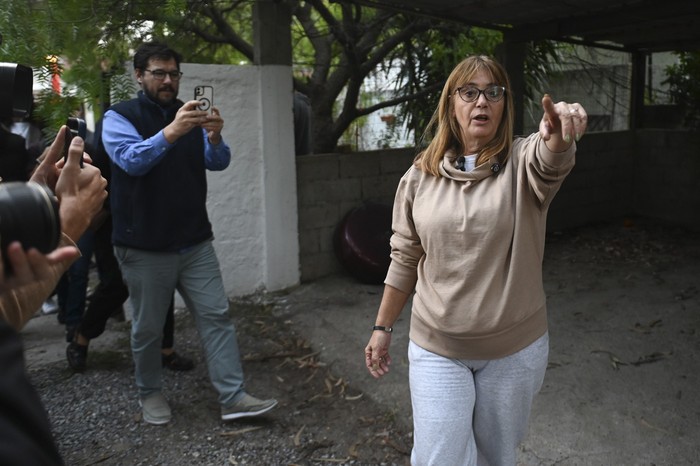 Cecilia Cairo recibió a la prensa en su casa. · Foto: Alessandro Maradei