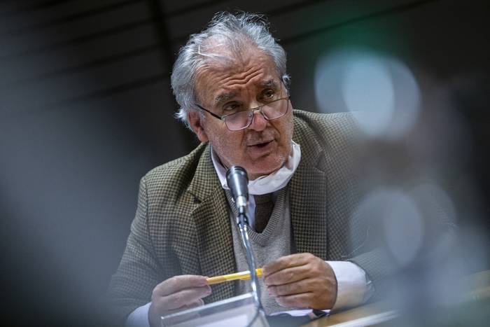 Miguel Petit en el Parlamento (archivo, julio de 2021). · Foto: .