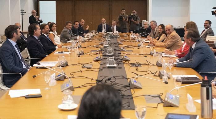 Consejo de Ministros, este jueves, en la Torre Ejecutiva. · Foto: Alessandro Maradei