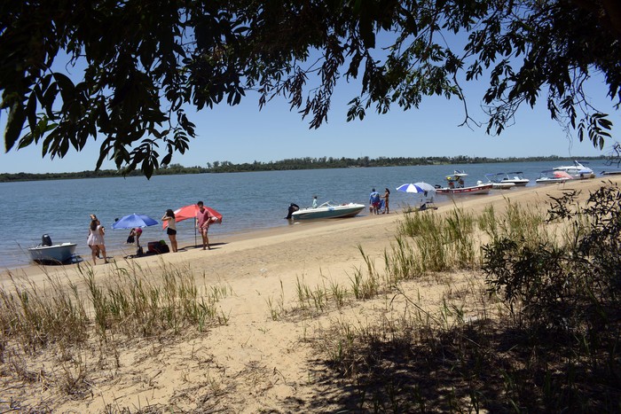 Isla San Francisco en Paysandú, río Uruguay (archivo, febrero de 2023). · Foto: Iván Franco