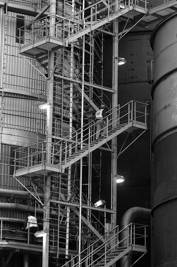 Planta en construcción de UPM (ex Botnia), en Fray Bentos. (archivo, julio de 2007) · Foto: Sandro Pereyra