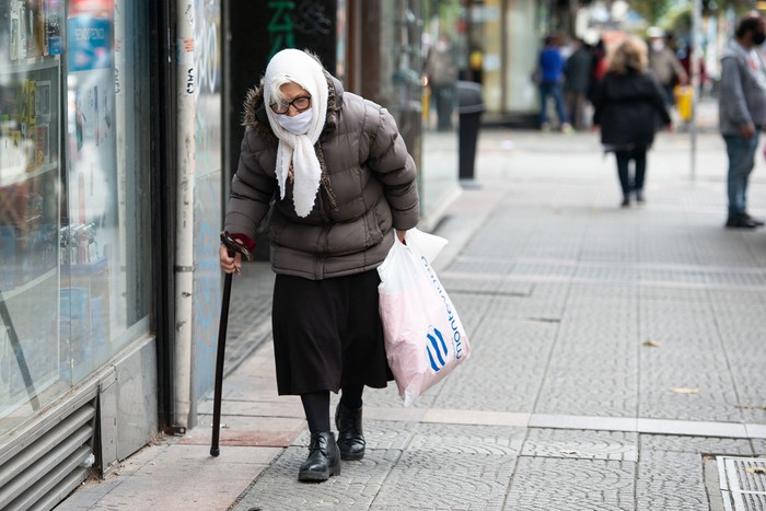 Avenida 18 de Julio (archivo, mayo de 2020). · Foto: Santiago Mazzarovich, adhocfotos
