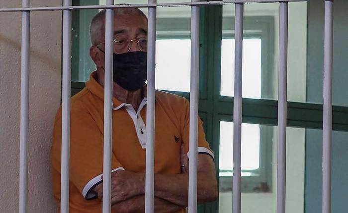 Jorge Tróccoli, en el Aula Bunker de Rebibbia, en Roma (archivo, julio de 2022). · Foto: Nadia Angelucci